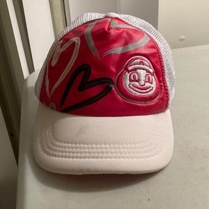 FAN1 Authentic Headwear Adjustable OSU Heart Mesh  Ball Cap